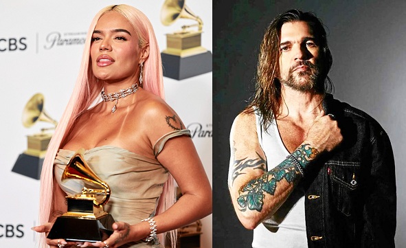 Los artistas antioqueños Karol G y Juanes ganaron premios el domingo en la edición 66 de los Grammy, en Los Ángeles. Karol G, en la categoría de Mejor álbum de música urbana, su primer triunfo en esta distinción que otorga la Academia Nacional de Artes y Ciencias de la Grabación de Estados Unidos. Juanes, por Álbum de rock latino. Dos colombianos que se destacan por lo hecho en la carrera musical.