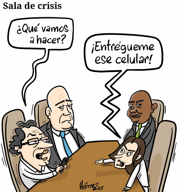 Caricatura 27 de enero del 2025: Sala de crisis