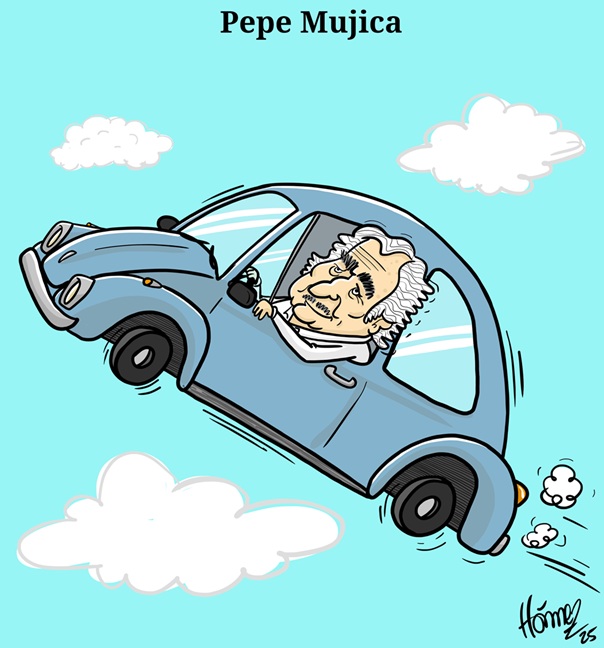 Caricatura 14 de mayo del 2025: falleció Pepe Mujica