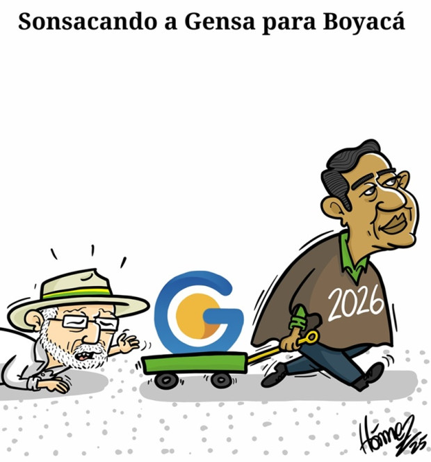 Caricatura 16 de mayo del 2025: sonsacando a Gensa para Boyacá