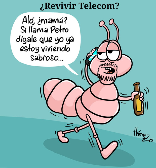 Caricatura 28 de Junio del 2025: ¿Revivir Telecom?
