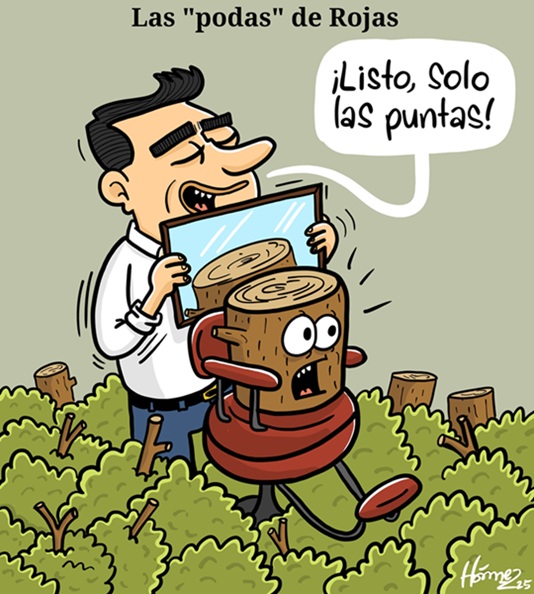 Caricatura 20 de julio del 2025: Las "podas" del alcalde de Manizales, Jorge Eduardo Rojas