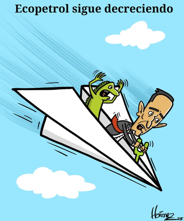 Caricatura 14 de agosto del 2025: Ecopetrol sigue decreciendo