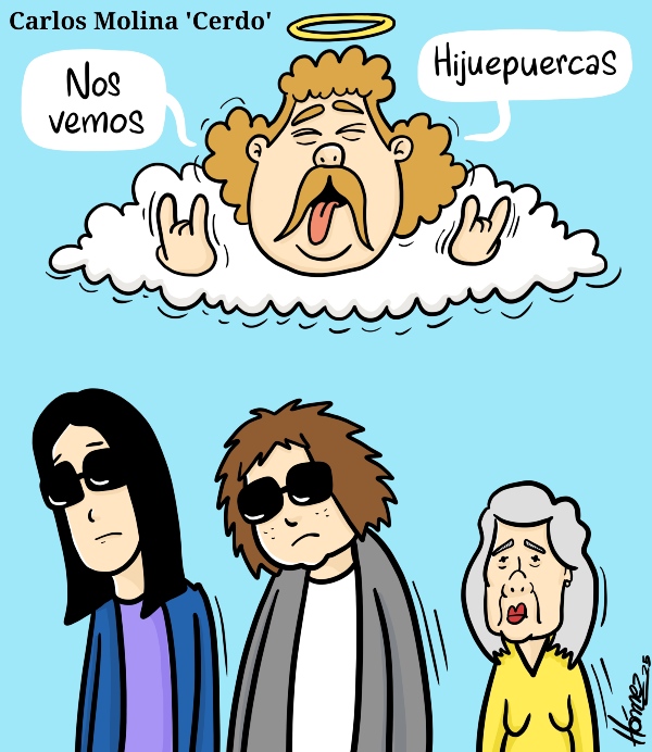 Caricatura 25 de agosto del 2025: Carlos Molina 'Cerdo'
