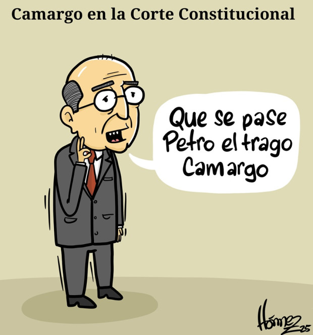 Caricatura 5 de septiembre del 2025: Carlos Camargo en la Corte Constitucional