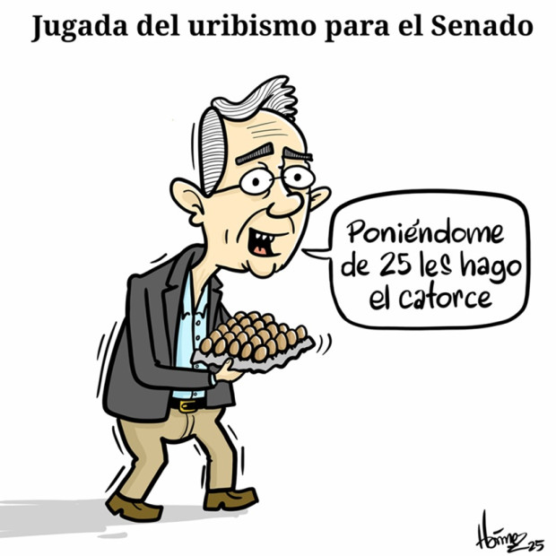 Caricatura 11 de septiembre del 2025: Jugada del uribismo para el Senado