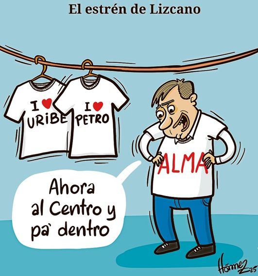 Caricatura 20 de octubre del 2025: El estrén de Mauricio Lizcano