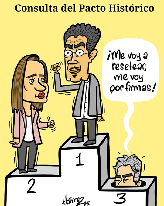 Caricatura 28 de octubre del 2025: Consulta del Pacto Histórico