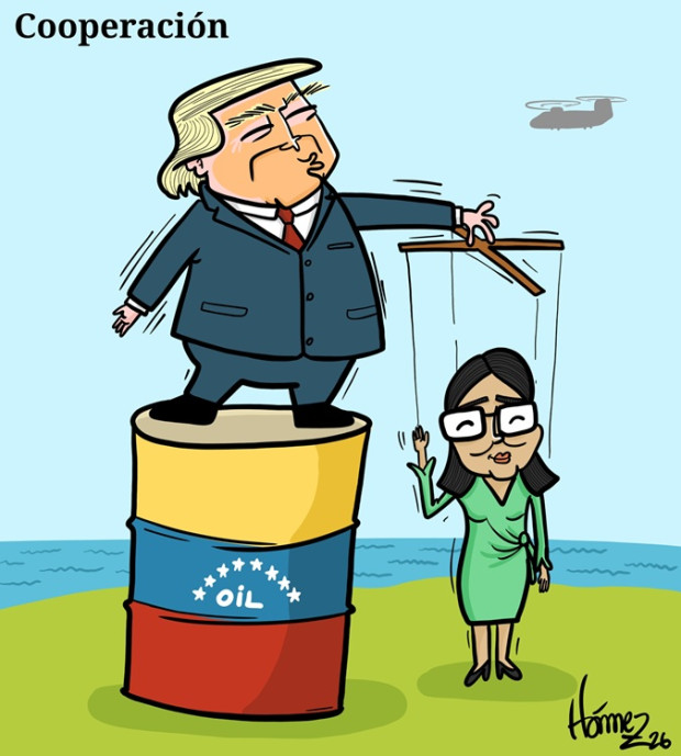 Caricatura 8 de enero del 2026: Cooperación