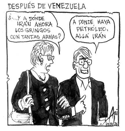 Caricatura 24 de febrero del 2026: Después de Venezuela