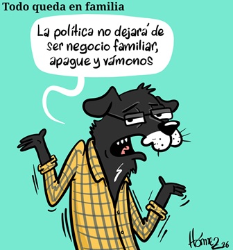 Caricatura 5 de marzo del 2026: Todo queda en familia