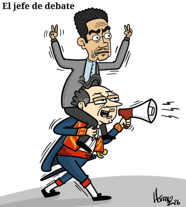 Caricatura 18 de marzo del 2026: El jefe de debate