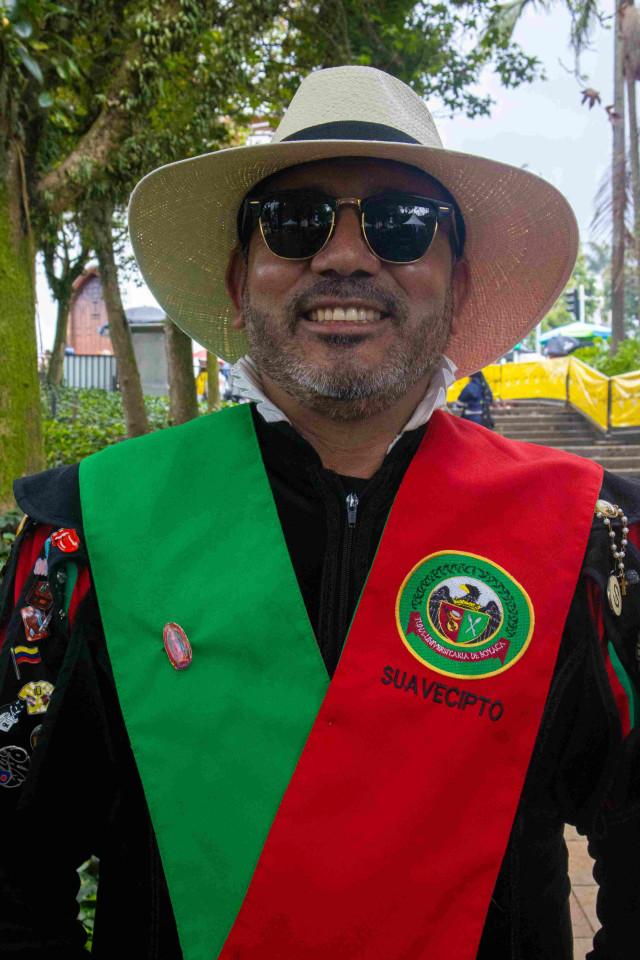 Mario Manrique, integrante tuna Departamental de Boyacá