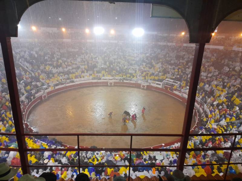 Suspenden por lluvias el  Festival Taurino 