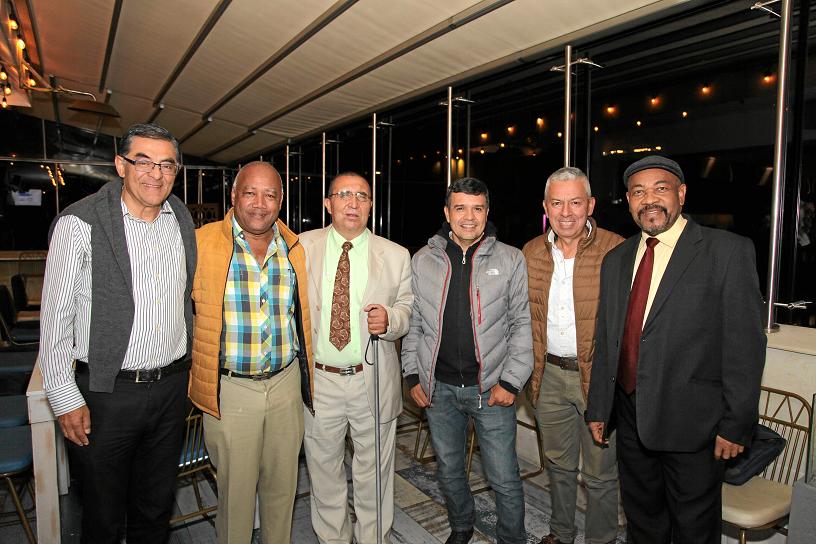 Foto | Argemiro Idárraga | LA PATRIA Gabriel Fernando Cárdenas, Pedro J. Andrade, Luciano Pineda, Rubén Darío Mondragon, Fabio H. Morales y Rhey Mosquera.