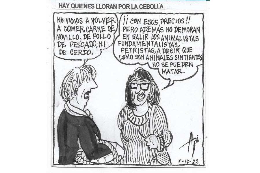 Hay quienes lloran por la cebolla