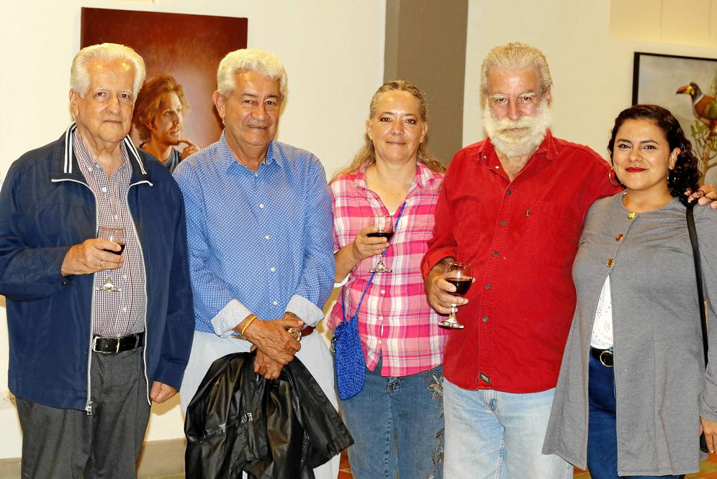 Foto | Darío Augusto Cardona S | LA PATRIAPablo Medina Jaramillo, Orlando Castañeda Fierro, Lucia Medina, Alfredo Ocampo y Luisa Fernanda Osorno.