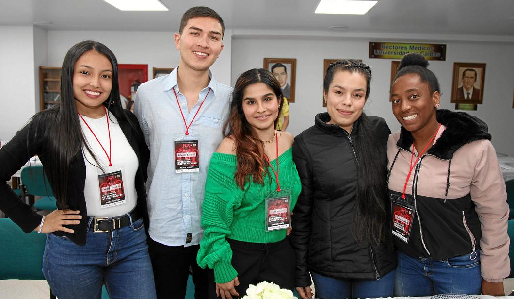 Valeria Valencia Vasco, Esneider Patiño Arias, Wendy Johanna Leal, Angie Giraldo Reyes y Yurany Valencia Palacio.