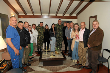 Mayor Hoover Tabares, teniente Robinson Ospina, mayor Jaime Díaz, mayor Andrea Vasco, capitán Didiana Marín, teniente coronel Juan Gabriel Rojas González (comandante del Batallón Ayacucho), Alejandra Cañas Meneses, Alejandra Chambo, mayor Andrés Toro Gómez, teniente coronel María Ruby Aristizábal, mayor Alberto Marín Chaux, mayor Francisco Cardona, Adriana María Aguirre, mayor Luis Hernán Botero y mayor Alejandro Hoyos.