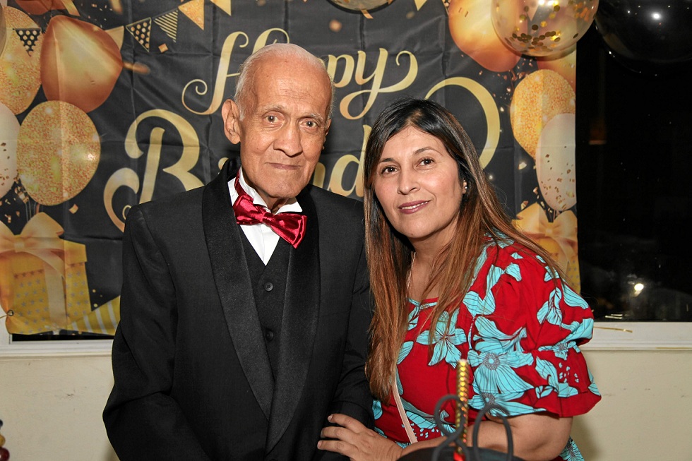 Óscar Gaviria Valencia y su hija, Claudia Patricia Gaviria Calle.