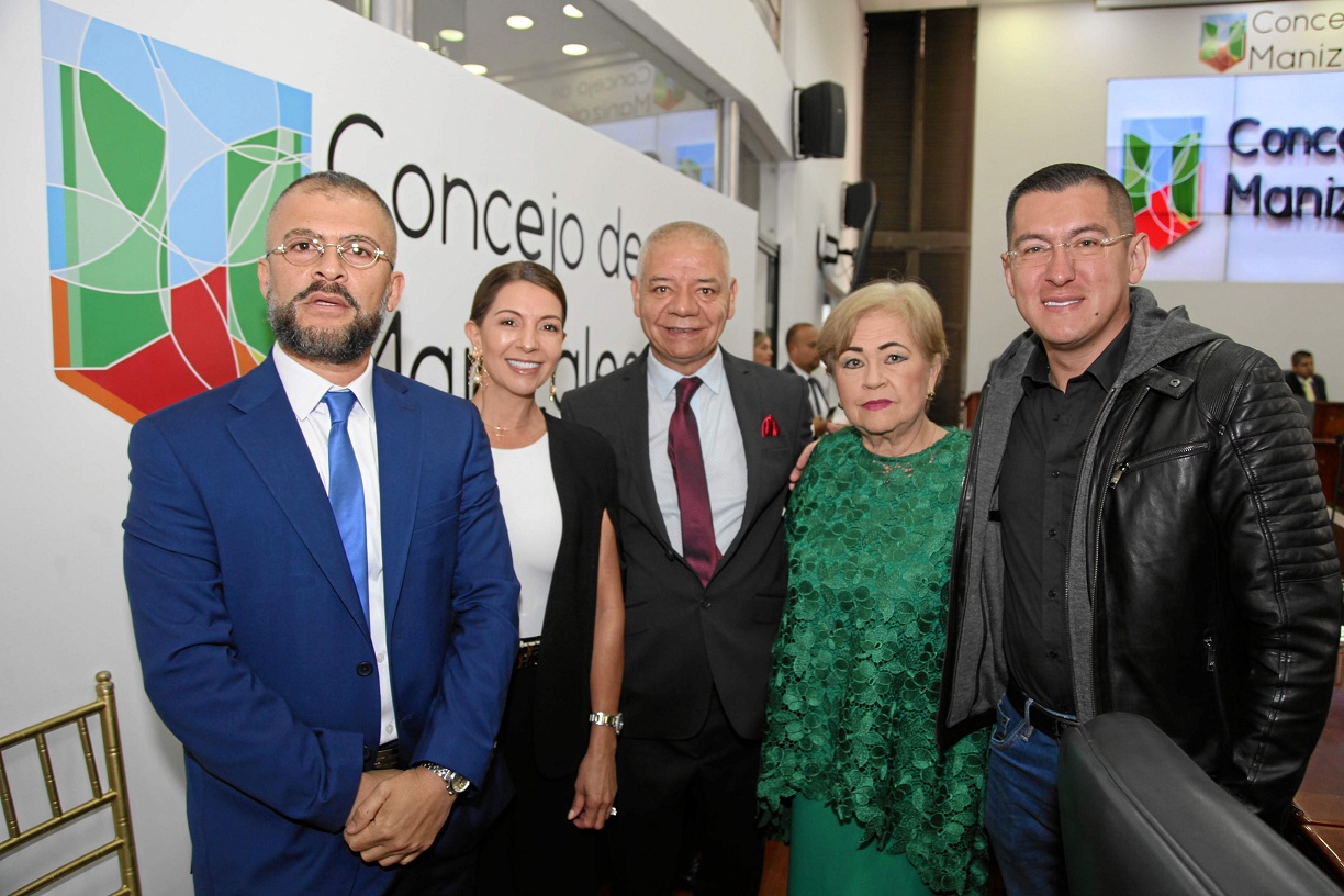 Jhon Freddy Villa, Stella Villa, Luis Gonzalo Valencia, Soledad López y Diego Arboleda.