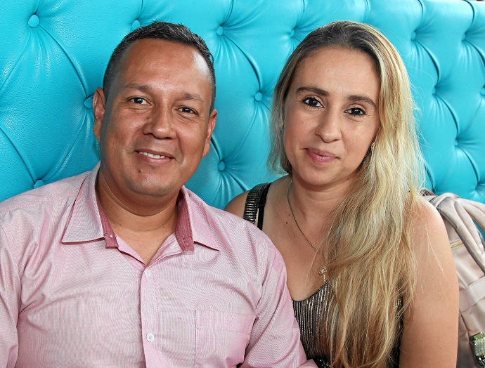 Juan Carlos Cuan y  Johanna Echeverri.