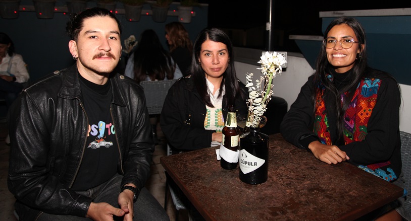 Édison Cardona, Mónica Lucía Guzmán y Natalia Duque.