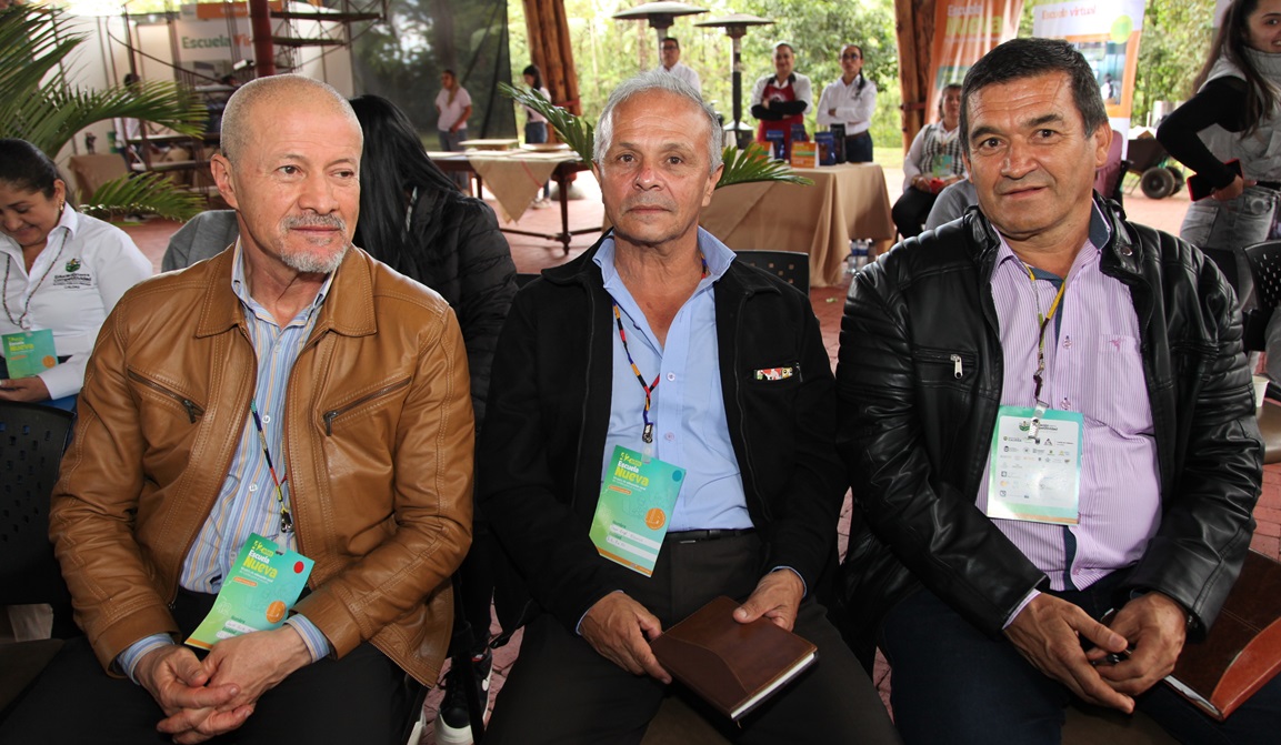 Javier Arias, Jhon Ángel Afonso Salazar y Gustavo Zuluaga.