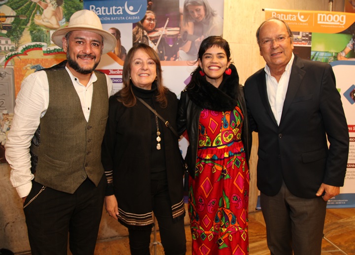 Andrés Ospina, Natalia Marulanda, Érika Rivera y Augusto Londoño.
