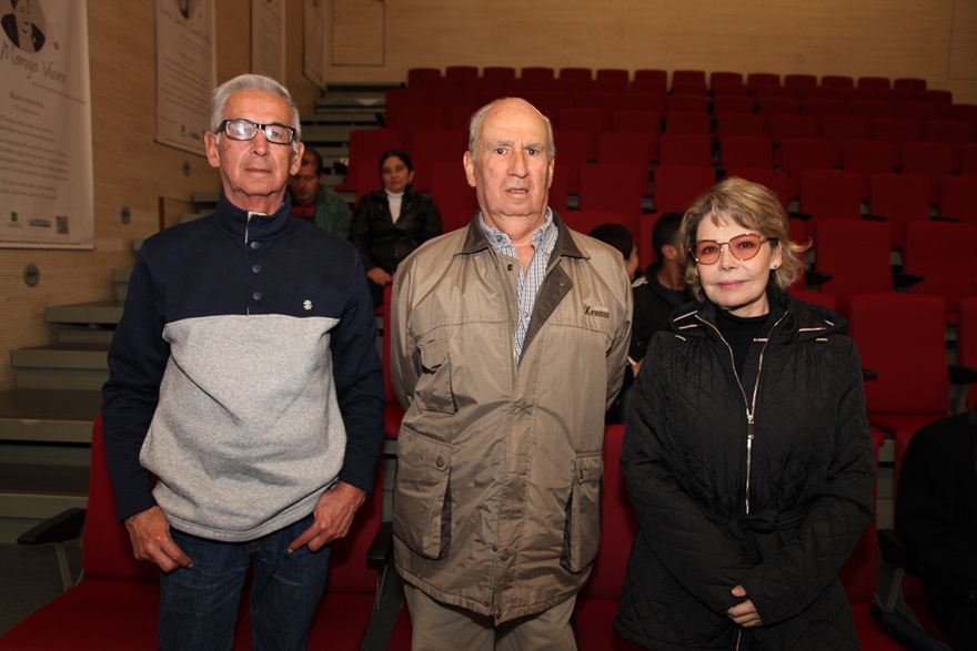 Bernando Patiño, Carlos Eduardo Villegas y Beatriz Gómez.