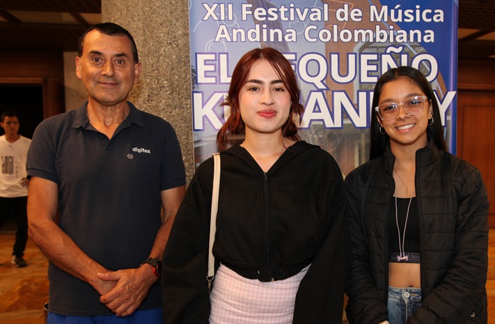 Jorge Hernán Giraldo, Angie Camila Loaiza y María Fernanda Murillo.