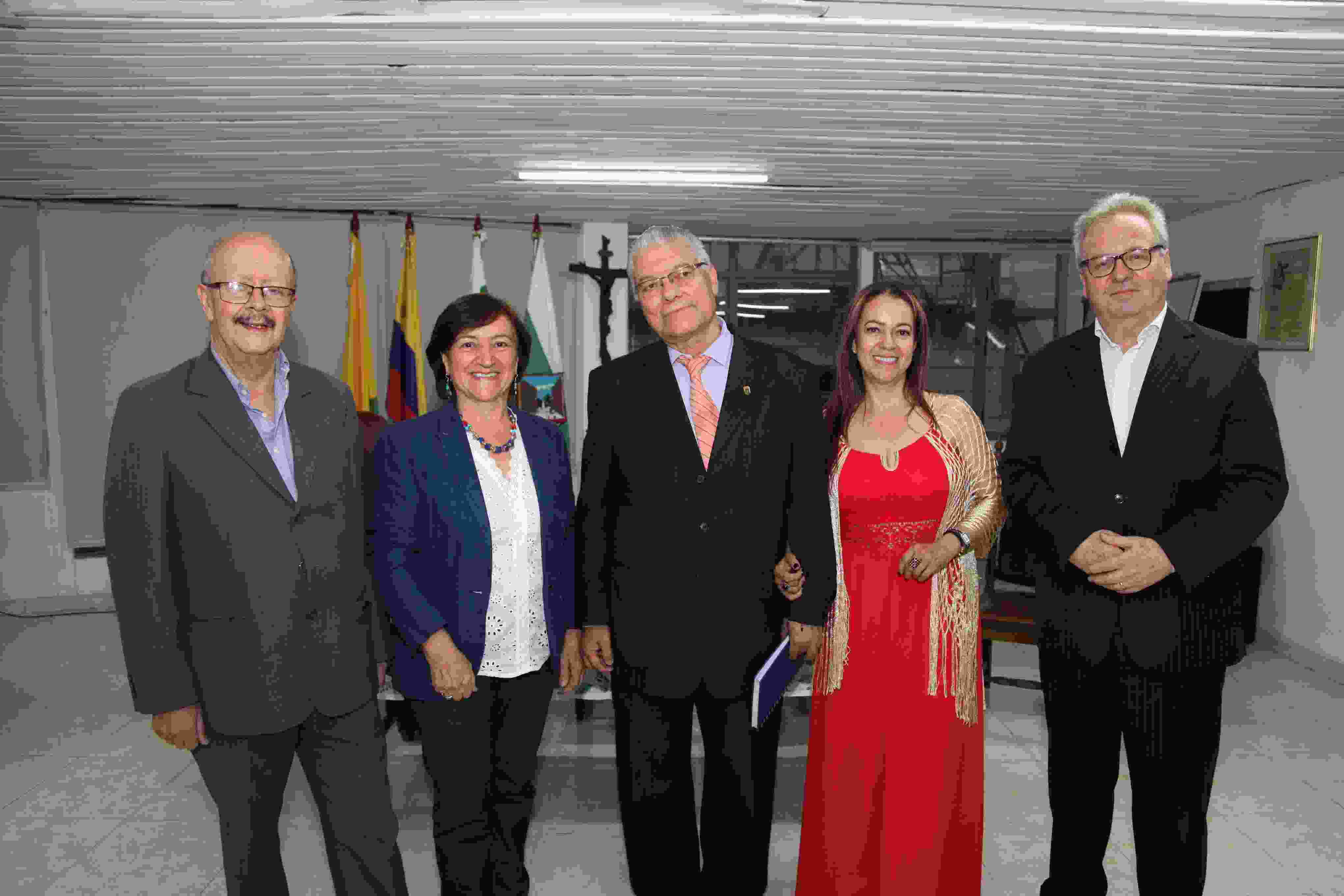 Germán Conde, Adela María Ceballos, Franklin Muñoz, Cecilia Quintero y Pedro Felipe Hoyos.