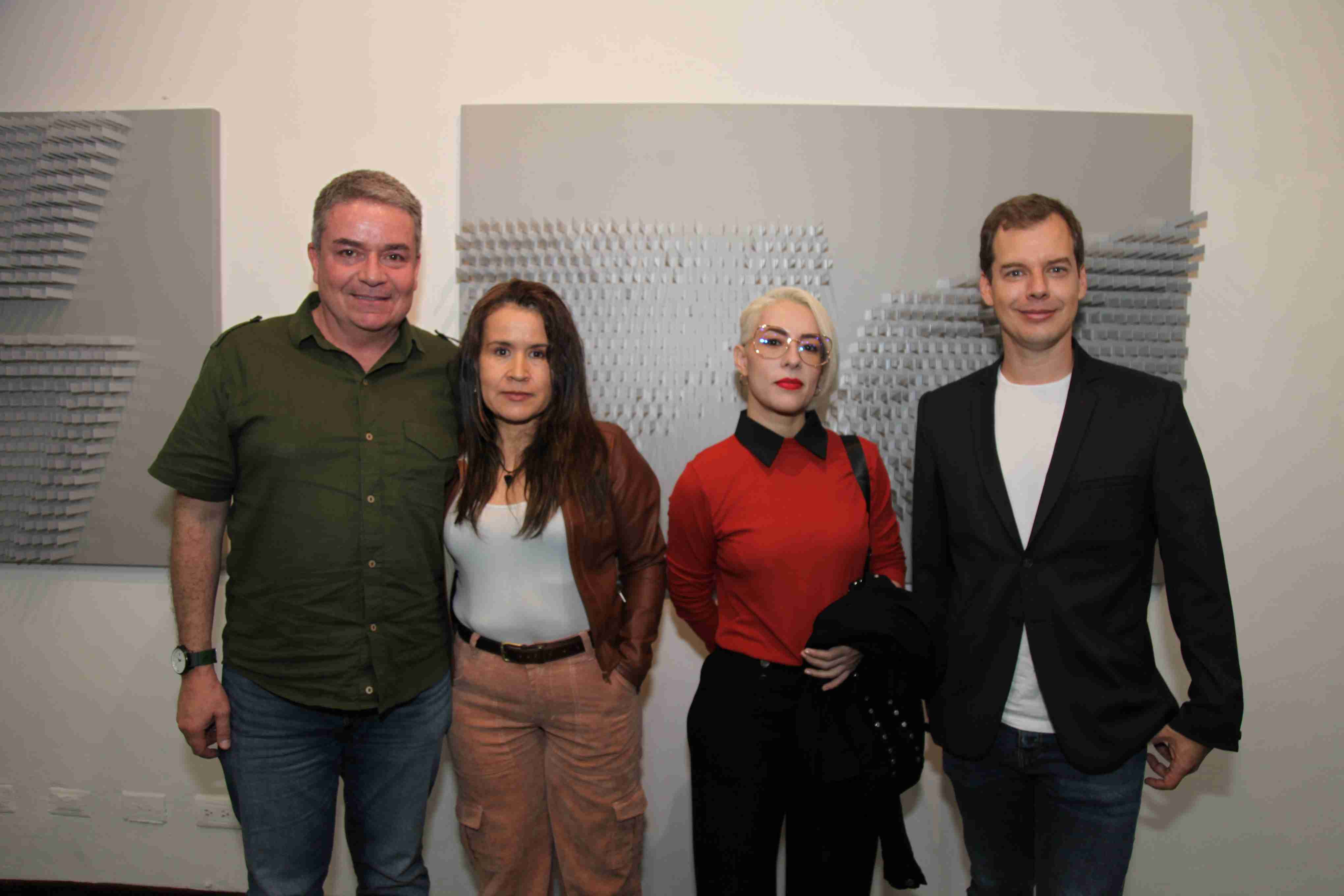 Juan David Salazar, Diomar Zapata, Úrsula Ochoa y Felipe Ángel.