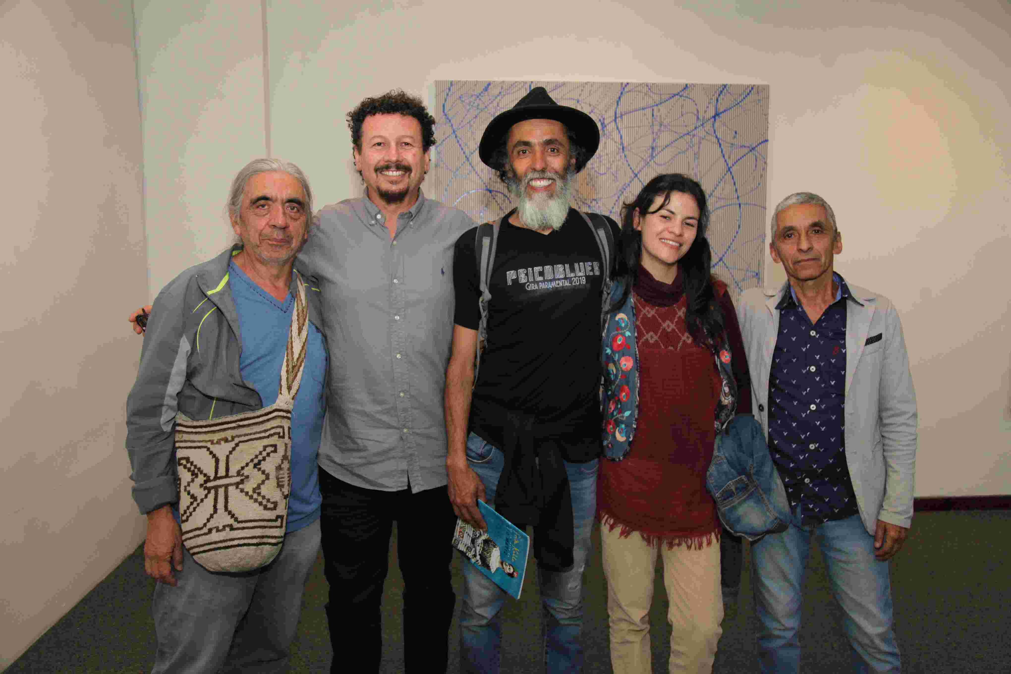 Germán Salazar, Jorge Lagos, James Delgado, Manuela Becaud y Ulises Giraldo.