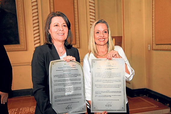 Fotos | Argemiro Idárraga | LA PATRIA Ángela María Toro Mejía y Adriana Arango Gómez.