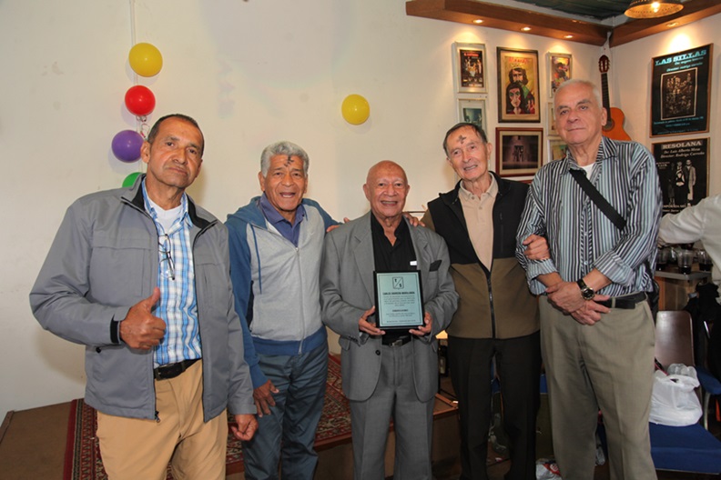 Fernando Castañeda, Mario Muñoz, Jairo Castro, Carlos Barrera y Óscar Orozco. Fernando Castañeda, Mario Muñoz, Jairo Castro, Carlos Barrera y Óscar Orozco.