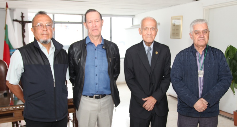 Julián Chica, Germán Ocampo, Óscar Gaviria y Fabio Vélez.