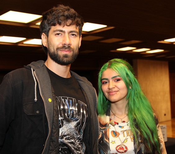 Eduardo Gálvez y Paula Pineda. Eduardo Gálvez y Paula Pineda.