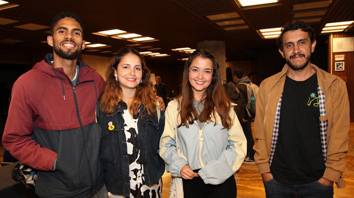 Gabriel Teherán, Susana Alvarán, Juana Bustos y Julián Mejía. Gabriel Teherán, Susana Alvarán, Juana Bustos y Julián Mejía.
