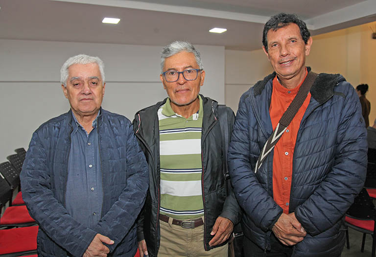 Fabio Vélez Correa, Isaias Tabasura y Humberto Sánchez. Fabio Vélez Correa, Isaias Tabasura y Humberto Sánchez.