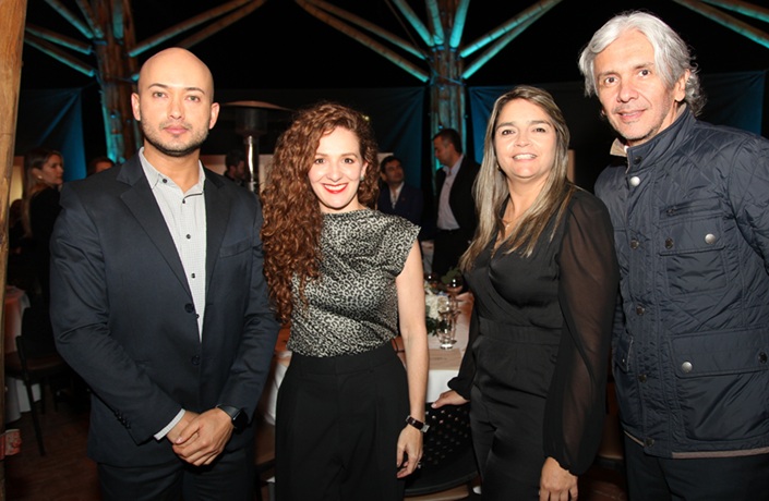 Robinson Villa, Natalia Yepes, Carolina Mazuera y Luis Fernando Echeverry. Robinson Villa, Natalia Yepes, Carolina Mazuera y Luis Fernando Echeverry.