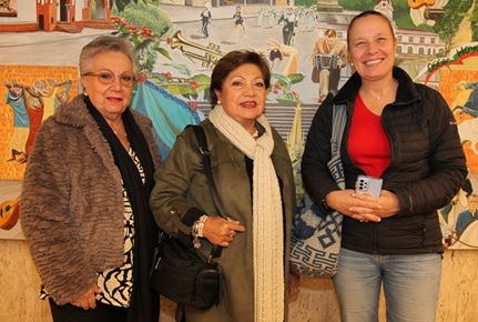 Blanca Restrepo, Soledad Robledo y Matilde Arnago.