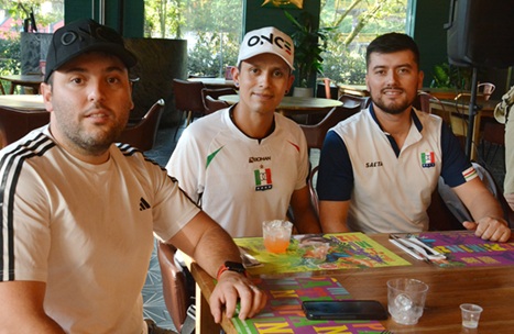 Jeison Andrés Agudelo Giraldo, Johnny Giraldo Herrera y Daniel Diego Duque.