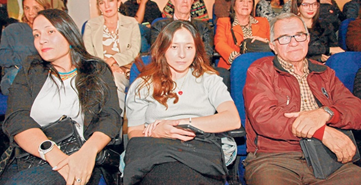 Katherin Tobón, Tatiana Guerrero y José Miguel Alzate.