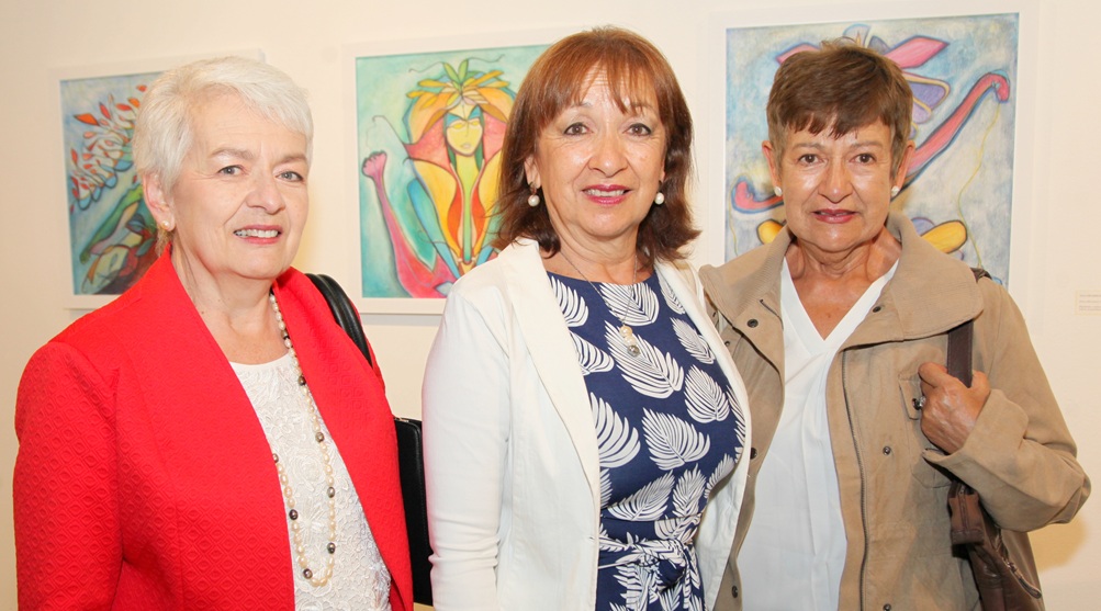 María Teresa Arias, Gloria Inés Arias y Amparo Arias.