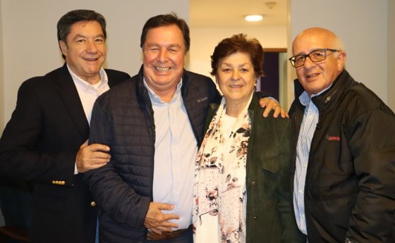 Carlos Quintero, Jorge Aristizábal, Nena Franco y Fernando Franco.