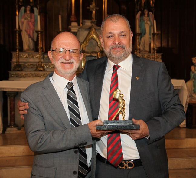 Diego Angelillis Quiceno y Henry Gutiérrez, gobernador de Caldas.