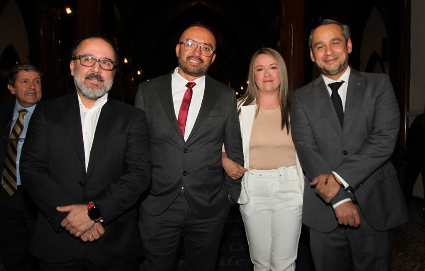 Enrique Gómez, Cristian Sepúlveda, Adriana Duque y Jaime Andrés Mejía