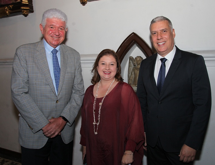 Iván Giraldo, Carolina Sepúlveda y Jose Fernando Londoño
