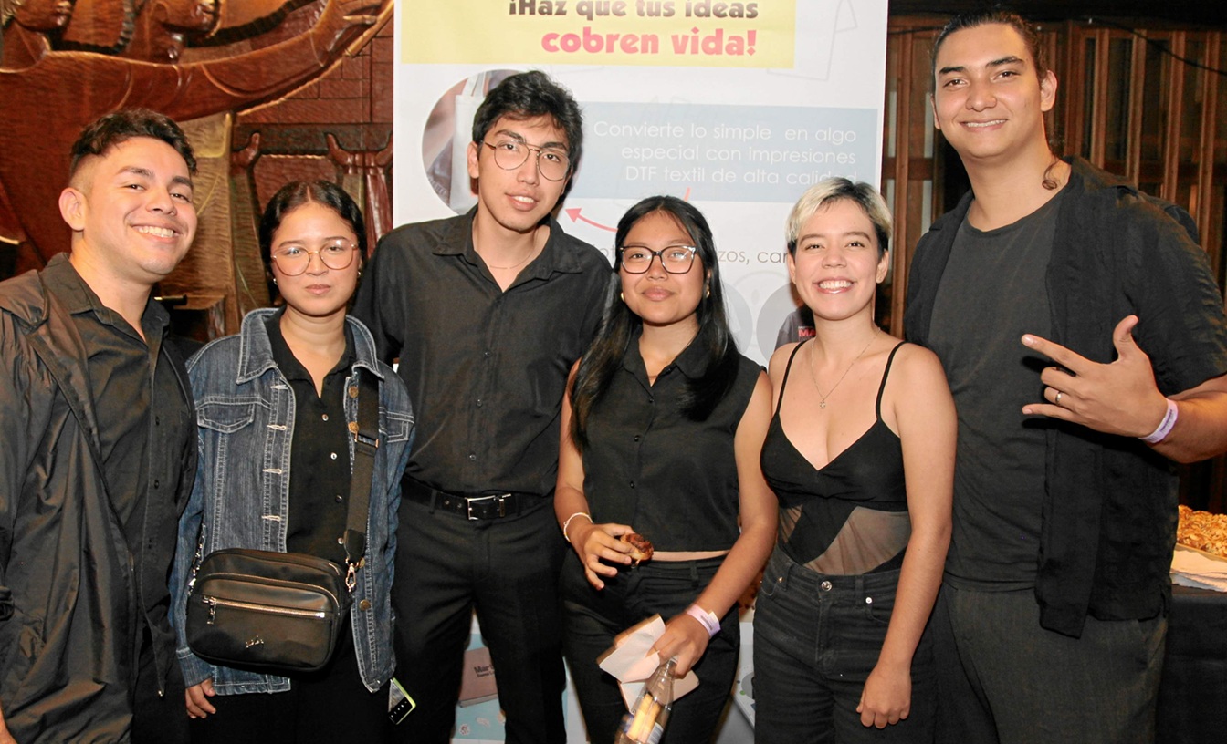 Sebastián Cardona, Amy Dávila, Daniel López, Karol Arjone, Andrés Ortiz y Sebastián Solarte.